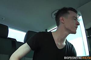 i picked up three amateur twinks and banged them in my car