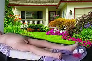 Sensual video with hot action and great skill with a bald naked woman