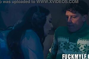 in this story, sheena ryder and whitney wright plan a present for rion king with blowjobs and big tits