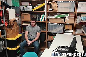 Hey, that gay shoplifter just got a big facial in the store. Caught with monster cock amateurs around.