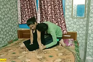 Beautiful indian wife enjoys midnight interracial sex with shaved pussy