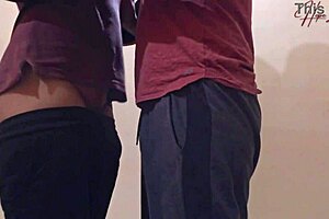 the housemaid was involved with her boss's stepson in an intriguing encounter