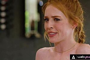 Octavia red gets horny massaging petite redhead madi collins