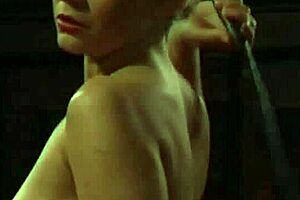 sexy mistress whips lesbian slaves 😈