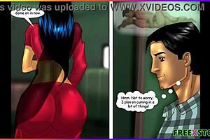 Savita Bhabhi's first time with a man in 3D