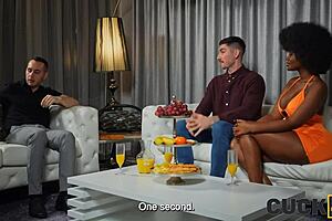 I’m shattered watching my ebony wife with another man