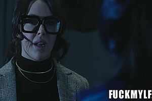 in this story, sheena ryder and whitney wright plan a present for rion king with blowjobs and big tits