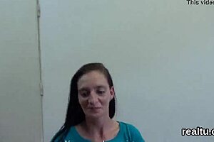 Czech girl feels temptation and gets reamed in shopping centre POV