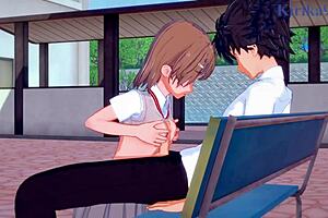 Mikoto Misaka and Kuroko Shirai intense sex!