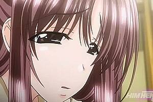 我在狂野的Hentai中无套硬操我的两个继姐妹。无码动漫动作，饥渴的青春屁股和奶子。