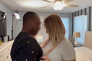 Blonde Slut Paris Knight Bent Over For Monster Cock