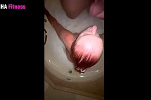 Tanned redhead gets a wet and wild boquete in POV