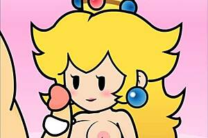 paper peach hand job animation by peachypop34