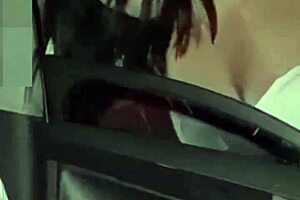 Jerking Off For Stranger Through Car Window