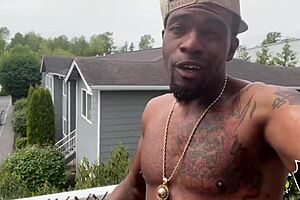 Inked kinky pornstar gets blowjob and doggystyle banged