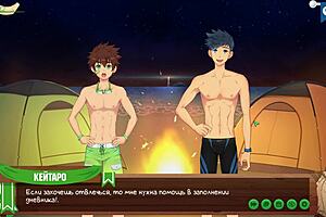 Game Friends Camp Episode 19: Night Swimming With Russian Voice Acting