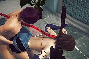 I suck Yuna in Final Fantasy hentai