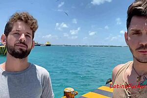 Yo, hot Latino gay sex on the beach with Rob Silva!