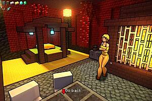 i'm the warden in hornycraft, craving steve's big cock fucking me