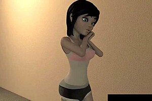 All my roommates love 1 and 2 - futanari 3D hentai cartoon