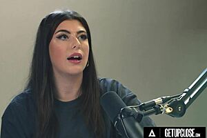 Close-up solo masturbation scene with orgastic finish