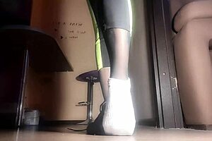 Mistress Humiliates with Sweaty Feet After Training Session