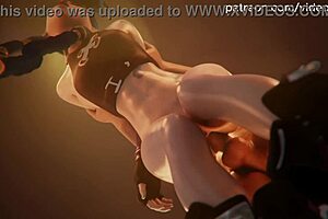 Sci-Fi Girl's Intense Machine Fuck