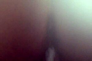 she rides with her big ebony ass in pov