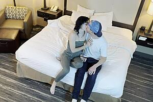 Kissing the tattooed beauty softly 😊