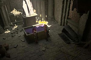 Busty Elf Dominates Man in Fight, Rewarded by His Cock in 3D Animation