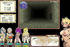 challenging this god game with 4 bitches exploring dungeons in danero+ let's play part 1