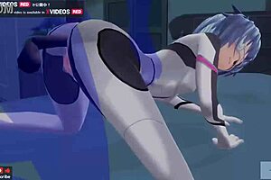 asuka langley anal development in eva hentai