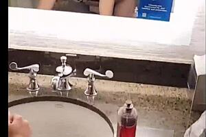 I fucked that tiny freshman in the hotel bathroom, he says