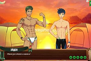Game Friends Camp Episode 19: Night Swimming With Russian Voice Acting