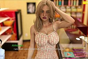 Rosewater Manor 53: Curvy Mature Babe in Wild 3D Cartoon Action!