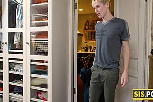 Ugh, my long-legged sis, I mean, she just moans so loud takin’ my hard dick!