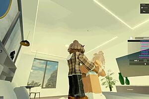 Blonde bitch rides monster cock in doggystyle blowjob