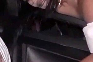 There is a hand job with a stranger through a car window