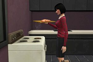 Horny stepmother seduces her stepson for wild sex sessions