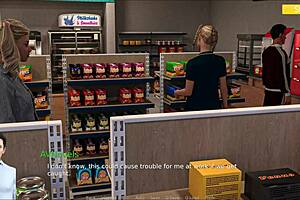 Rosewater Manor 53: Curvy Mature Babe in Wild 3D Cartoon Action!