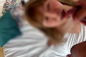 Intense hardcore fucking with cum in mouth cleanup.