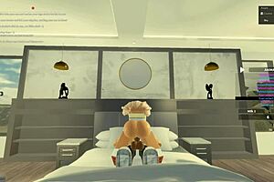 Blonde bitch rides monster cock in doggystyle blowjob