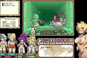challenging this god game with 4 bitches exploring dungeons in danero+ let's play part 1
