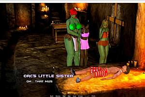 3D porn game with commented gameplay: Naked Breeding Island
