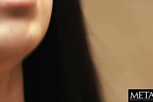 Watch this hot sexy Asian babe finger herself to wild orgasm!