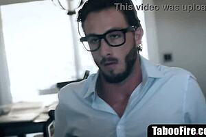 hot office clerk with colleague at work