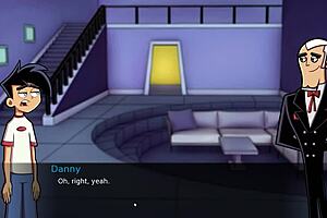 having fun bathing in the shower with amity park parody vibes