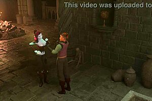 Busty Elf Dominates Man in Fight, Rewarded by His Cock in 3D Animation