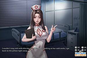 My naughty nurse Yui gives a surprise handjob at the festival
