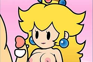 paper peach hand job animation by peachypop34